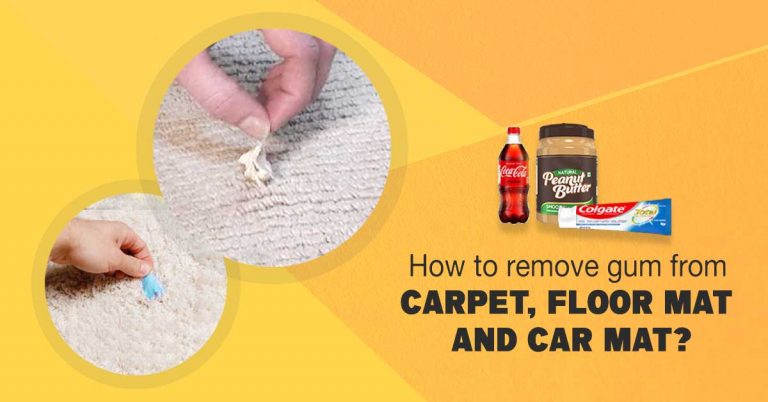How to Remove Gum from Carpet, Floor Mat and Car Mat?