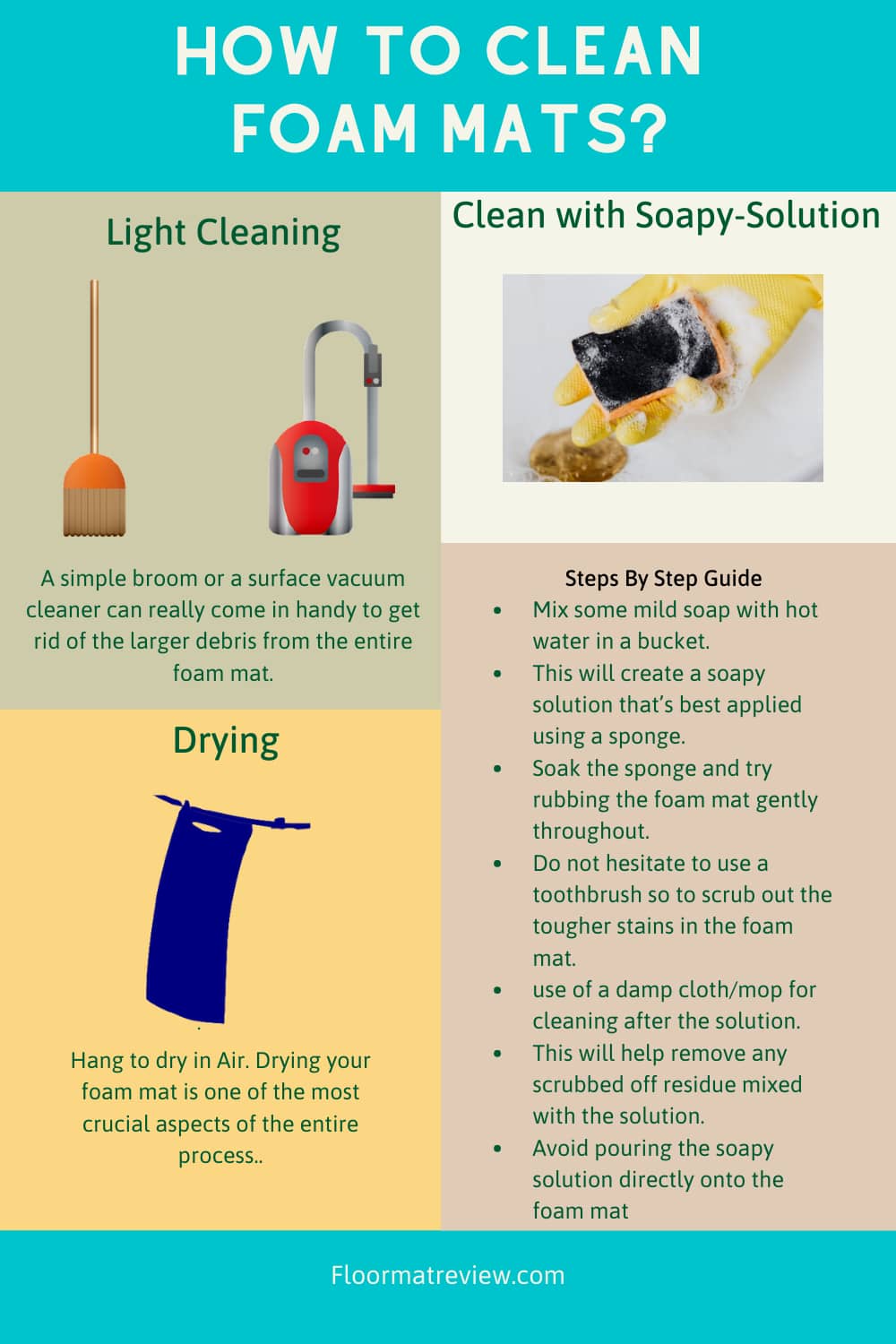 how-to-clean-different-types-of-foam-mats-best-floor-mats