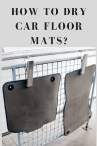 how to dry car floor mat