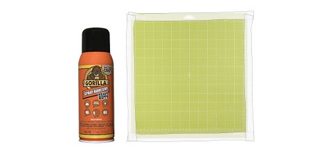 How to Restore Cricut Cutting Mats - step 3 - Apply Sticky Spray