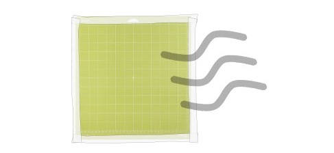 How to Restore Cricut Cutting Mats - step 4 - let it dry