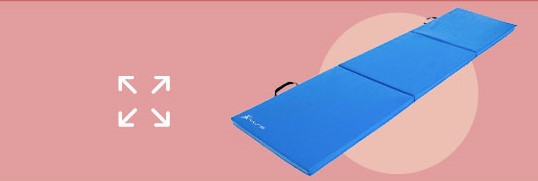 How to select the perfect size of a folding exercise mat