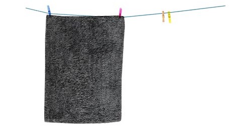 How to wash bathroom mats - Step 4 - Dry it